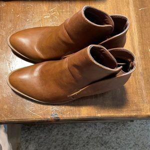 Brown ankle boots